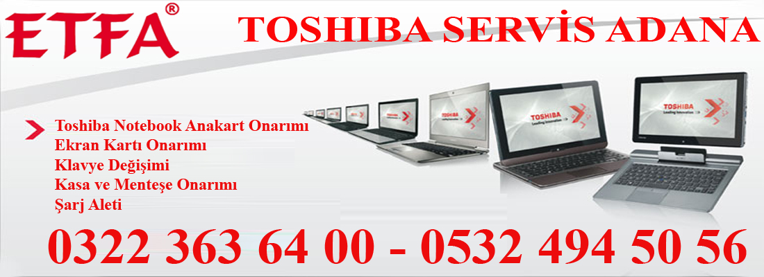 Adana Toshiba Notebook Servisi